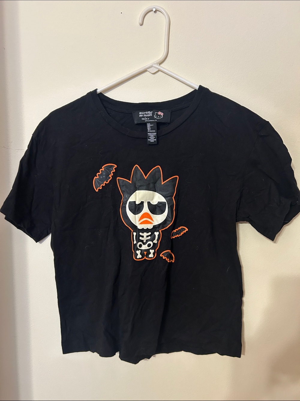 Badtz Maru Glow in the Dark Halloween Hello Kitty & Friends x Forever 21 tee